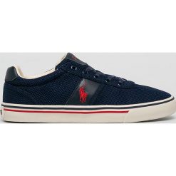 Polo Ralph Lauren - Buty. Niebieskie sneakersy męskie Polo Ralph Lauren, ze skóry, na sznurówki. W wyprzedaży za 239,90 zł.