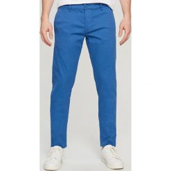 Rurki męskie: Spodnie chino skinny – Niebieski