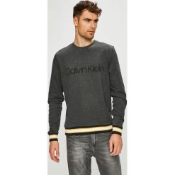 Calvin Klein - Bluza. Szare bejsbolówki męskie Calvin Klein, l, z nadrukiem, z bawełny, bez kaptura. Za 499,90 zł.