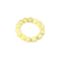 Bransoletka Bursztyn Mleczny złoto. Żółte bransoletki damskie Brazi druse jewelry, z bursztynem, złote. Za 460,00 zł.