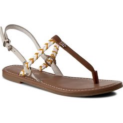 Chodaki damskie: Japonki TOMMY HILFIGER - Jennifer 27C FW0FW00263 Cognac/Whisper White 902