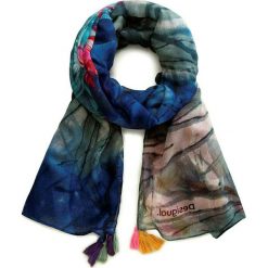 Desigual szalik damski ciemnoniebieski Midnight 20SAWA38. Niebieskie szaliki damskie Desigual. Za 169,00 zł.