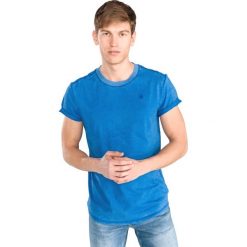 G-Star RAW Shelo Koszulka Niebieski. Niebieskie podkoszulki męskie m, z bawełny. Za 171,95 zł.