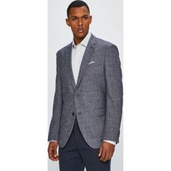Pierre Cardin - Marynarka. Niebieskie garnitury męskie Pierre Cardin, bez wzorów, z poliesteru, klasyczne. W wyprzedaży za 399,90 zł.