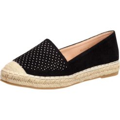 Czarne espadryle damskie S.BARSKI RS-C74. Czarne espadryle damskie S.barski, bez wzorów, klasyczne, na wysokim obcasie, na obcasie, bez zapięcia. W wyprzedaży za 99,00 zł.