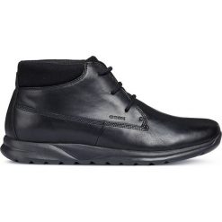 Geox - Buty. Czarne buty sportowe męskie marki Geox, ze skóry. W wyprzedaży za 379,90 zł.