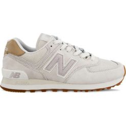 Kultowe Buty New Balance 574 WL574LCC. Białe sneakersy damskie Molly.pl, ze skóry. Za 349,00 zł.