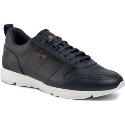 Sneakersy HUGO - Hybrid 50421080 10214384 01 Dark Blue 401. Niebieskie sneakersy męskie HUGO, na co dzień, bez wzorów, ze skóry, bez zapięcia. Za 999,00 zł.