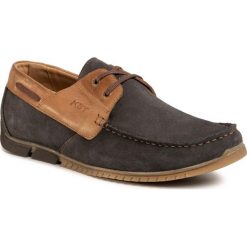 Półbuty KRISBUT - 5329-1-9 Szary. Szare półbuty męskie Krisbut, na co dzień, bez wzorów, z zamszu, eleganckie, bez zapięcia. Za 269,00 zł.