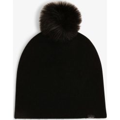Marc Cain Collections - Czapka damska, czarny. Czarne czapki damskie Marc Cain Collections, bez wzorów, z wełny. Za 199,95 zł.