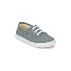 Buty Dziecko Citrouille et Compagnie KIPPI BOU. Szare trampki dziewczęce Citrouille et Compagnie, bez wzorów, bez zapięcia. Za 69,00 zł.