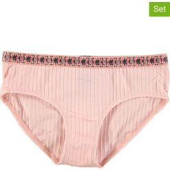 Majtki (2 pary) w kolorze jasnoróżowym. Różowe majtki dziewczęce Schiesser Girls. W wyprzedaży za 39,95 zł.