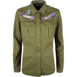 Guess Kurtka "Tonia". Kurtki damskie Guess, z aplikacjami, z tkaniny. Za 289,00 zł.