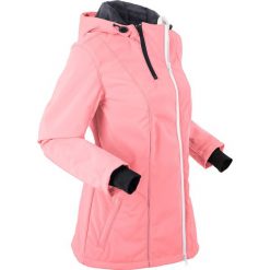 Bomberki damskie: Kurtka softshell bonprix łososiowy neonowy