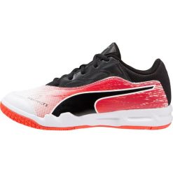 Puma EVOIMPACT 5.3 Obuwie do piłki ręcznej white/black/cherry tomato. Czarne buty do koszykówki damskie marki Puma, z gumy. W wyprzedaży za 151,20 zł.