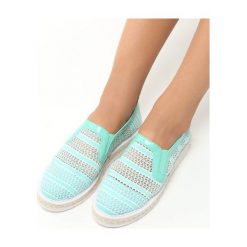 Tomsy damskie: Miętowe Espadryle Teardrops