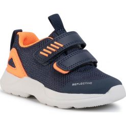 Sneakersy SUPERFIT - 6-09207-80 M Blau/Orange. Niebieskie trampki chłopięce Superfit, bez wzorów, ze skóry, na sznurówki. W wyprzedaży za 179,00 zł.