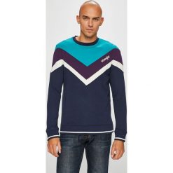 Wrangler - Bluza. Niebieskie bluzy męskie marki Wrangler, s, z bawełny, bez kaptura. W wyprzedaży za 149,90 zł.