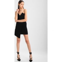 Sukienki: Missguided WRAP BANDEAU DRESS Sukienka koktajlowa black