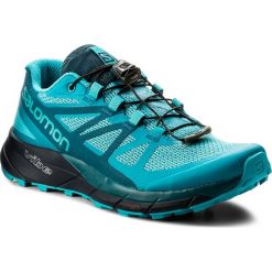 Buty SALOMON - Sense Ride W 398477 Bluebird/Deep Lagoon/Navy Blazer. Niebieskie buty damskie do biegania marki Salomon, ze skóry ekologicznej. W wyprzedaży za 389,00 zł.