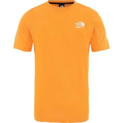 Koszulka The North Face Glacier T94CEGECL. Pomarańczowe koszulki męskie The North Face, xxl, bez wzorów, bez kołnierzyka, bez rękawów. Za 126,99 zł.