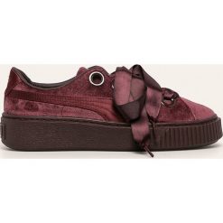 Puma - Buty Platform Kiss Velvet Wn's. Fioletowe buty sportowe damskie Puma, bez wzorów, z gumy, sportowe. W wyprzedaży za 399,90 zł.