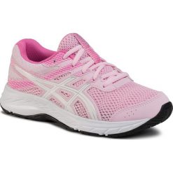 Buty ASICS - Contend 6 Gs 1014A086 Cotton Candy/White 700. Różowe buty sportowe damskie Asics, z materiału, sportowe, do biegania. Za 229,00 zł.
