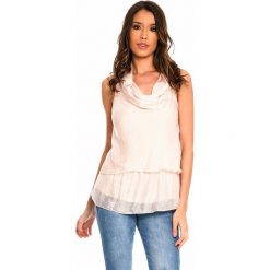 Jedwabny top w kolorze jasnoróżowym. Różowe bluzki damskie Silk Premium, s, bez wzorów, z jedwabiu, bez kołnierzyka. W wyprzedaży za 128,95 zł.