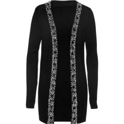 Kardigany damskie: Sweter rozpinany bonprix czarny