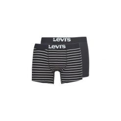 Bokserki Levis LEVIS 200SF VINTAGE STRIPE 0312 BOXER BRIEF 2P. Czarne bokserki męskie Levi's®, bez wzorów. Za 109,00 zł.