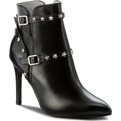 Botki EVA MINGE - Araceli 2F 17SF1372238EF 101. Czarne buty zimowe damskie marki Eva Minge, ze skóry, na obcasie. W wyprzedaży za 299,00 zł.