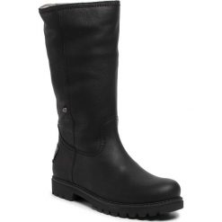 Kozaki PANAMA JACK - Bambina Igloo B28 Napa Negro/Black. Czarne kozaki damskie Panama Jack, ze skóry, przed kolano, na wysokim obcasie, bez zapięcia. W wyprzedaży za 649,00 zł.