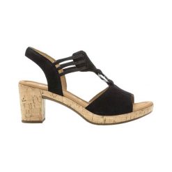 Gabor Sandały czarny female czarny 36. Czarne sandały damskie Gabor, z aplikacjami, eleganckie, bez obcasa, na obcasie, bez zapięcia. W wyprzedaży za 349,00 zł.