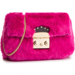 Torebka FURLA - Metropolis Nuvola Mini 993969 B BNC3 ECP Fuxia. Czerwone torebki klasyczne damskie Furla, z materiału. Za 1010,00 zł.