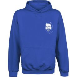 Bud Spencer Bulldozer Bluza z kapturem niebieski. Niebieskie bluzy męskie marki Bud Spencer, xl, z nadrukiem, z kapturem. Za 184,90 zł.