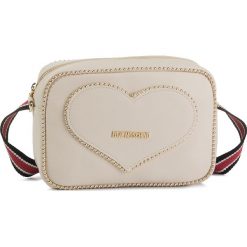 Saszetka nerka LOVE MOSCHINO - JC4244PP08KG0110 Avorio. Brązowe nerki damskie Love Moschino, bez wzorów, ze skóry ekologicznej, młodzieżowe, bez dodatków. Za 779,00 zł.