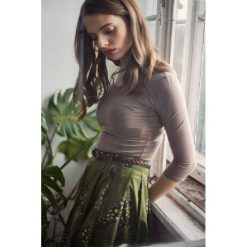 Spódnica Dione Pavo 32 zielony. Zielone spódniczki damskie Marie Zélie, s, w paski, z bawełny, midi, rozkloszowane. W wyprzedaży za 148,50 zł.