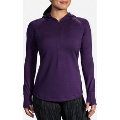 NOTCH THERMAL HOODIE 221298599. Bluzy damskie Brooks Running, s, bez wzorów, z materiału, bez rękawów, bez kaptura. Za 199,00 zł.