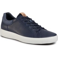 Sneakersy ECCO - Soft 7 M 47005451952 Marine/Marine/Navy. Niebieskie sneakersy męskie ecco, na co dzień, bez wzorów, ze skóry, marine, bez zapięcia. Za 549,00 zł.