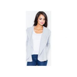 Kurtka304 Szary. Szare kurtki damskie FIGL, xl, bez wzorów, z bawełny. Za 109,00 zł.