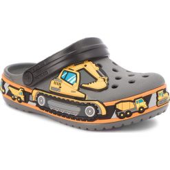 Sandały chłopięce: Klapki CROCS – Cb Fun Lab Graphic Clg K 204983 Slate Grey