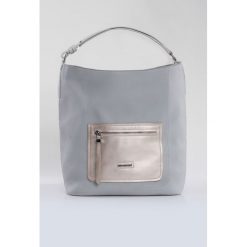 Shopper bag damskie: Torba typu shopper z kieszenią