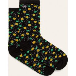 Vans - Skarpetki. Czarne skarpetki damskie Vans, bez wzorów, z elastanu. Za 49,90 zł.