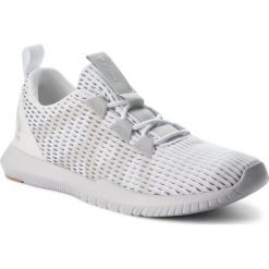 Buty Reebok - Reago Pulse CN7189 White/Grey/Porcelain/Tan. Białe buty sportowe męskie Reebok, z tworzywa sztucznego, bez zapięcia, na fitness i siłownię. W wyprzedaży za 199,00 zł.