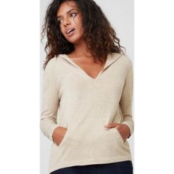 Rodier sweter damski 38 beżowy. Brązowe swetry damskie Rodier, bez wzorów, bez rękawów, z kapturem. Za 239,00 zł.