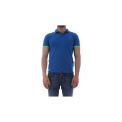 Koszulki polo z krótkim rękawem Sun68 A19117. Niebieskie koszulki męskie SUN68, xl, bez wzorów, z krótkim rękawem. Za 336,02 zł.
