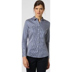 Apriori - Bluzka damska, niebieski. Niebieskie bluzki damskie Apriori, bez wzorów, z bawełny, eleganckie, z klasycznym kołnierzykiem, bez rękawów. Za 89,95 zł.