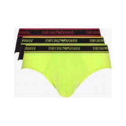 Emporio Armani 3-pack Bokserki Czarny Żółty. Żółte bokserki męskie Emporio Armani, bez wzorów, z elastanu. Za 221,95 zł.