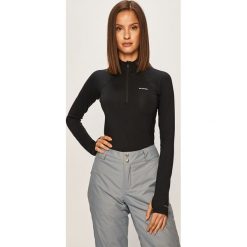 Columbia - Longsleeve. Czarne topy damskie Columbia, s, bez wzorów, z elastanu, z długim rękawem, na golfa, omni-heat (columbia). W wyprzedaży za 199,90 zł.