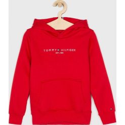 Tommy Hilfiger - Bluzka dziecięca 98 - 176 cm. Niebieskie bluzy chłopięce TOMMY HILFIGER, bez wzorów, z bawełny, bez rękawów. Za 259,90 zł.